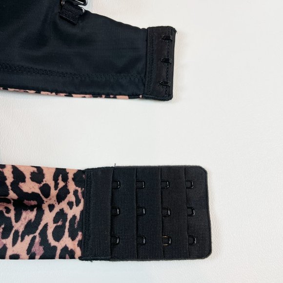 NWOT Victoria's Secret Bombshell Bra 32D Multi-way/Multioption Leopard B854 - Picture 5 of 7